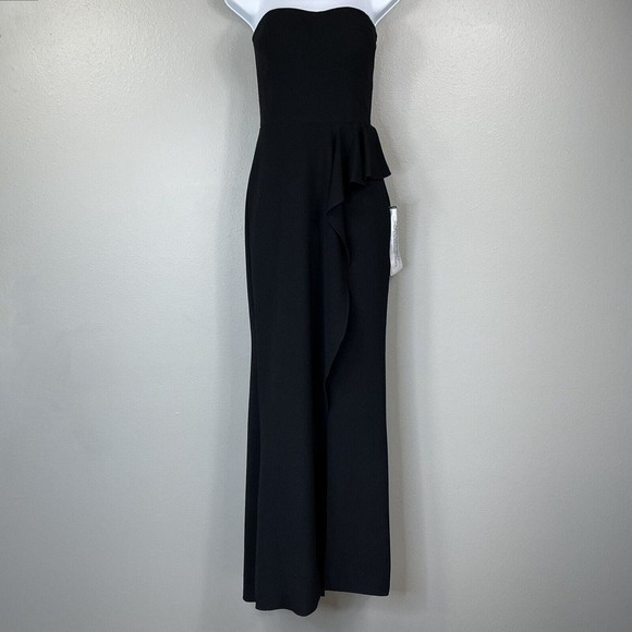 Dress the Population Dresses & Skirts - Dress The Population Kai Gown Womens Small Black Convertible Strapless